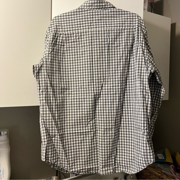 Merona Checkered Button Down shirt XL - Picture 2 of 6